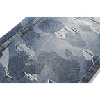 SOLID CAMO JACQUARD DENIM PANTS MENS