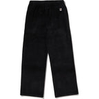 CRYSTAL STONE APE HEAD VELOUR WIDE PANTS LADIES