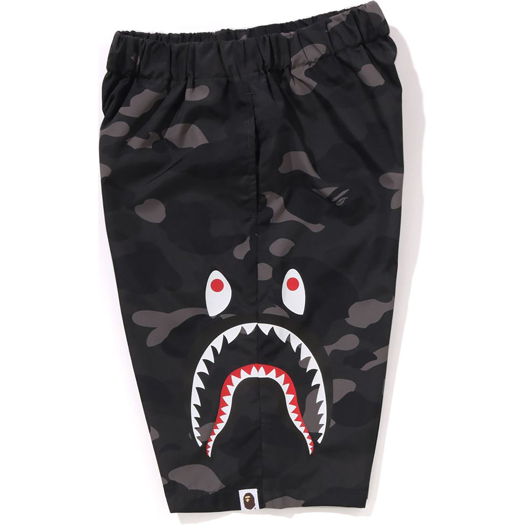 COLOR CAMO SIDE SHARK BEACH SHORTS JR KIDS