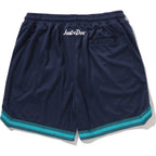 BAPE X JUST DON MILO RELAXED FIT BASKETBALL SHORTS MENS