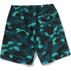 COLOR CAMO APE HEAD ONE POINT BEACH SHORTS MENS