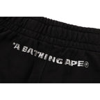 HEAVY WASH HAND DRAW FOOTBALL LOGO RELAXED FIT SWEAT SHORTS MENS