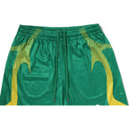 APE FLAME MONOGRAM JACQUARD RELAXED FIT FOOTBALL SHORTS MENS