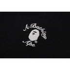 BAPE MENS ONE POINT APE HEAD COLLEGE RELAXED FIT T-SHIRT