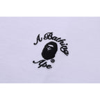BAPE MENS ONE POINT APE HEAD COLLEGE RELAXED FIT T-SHIRT