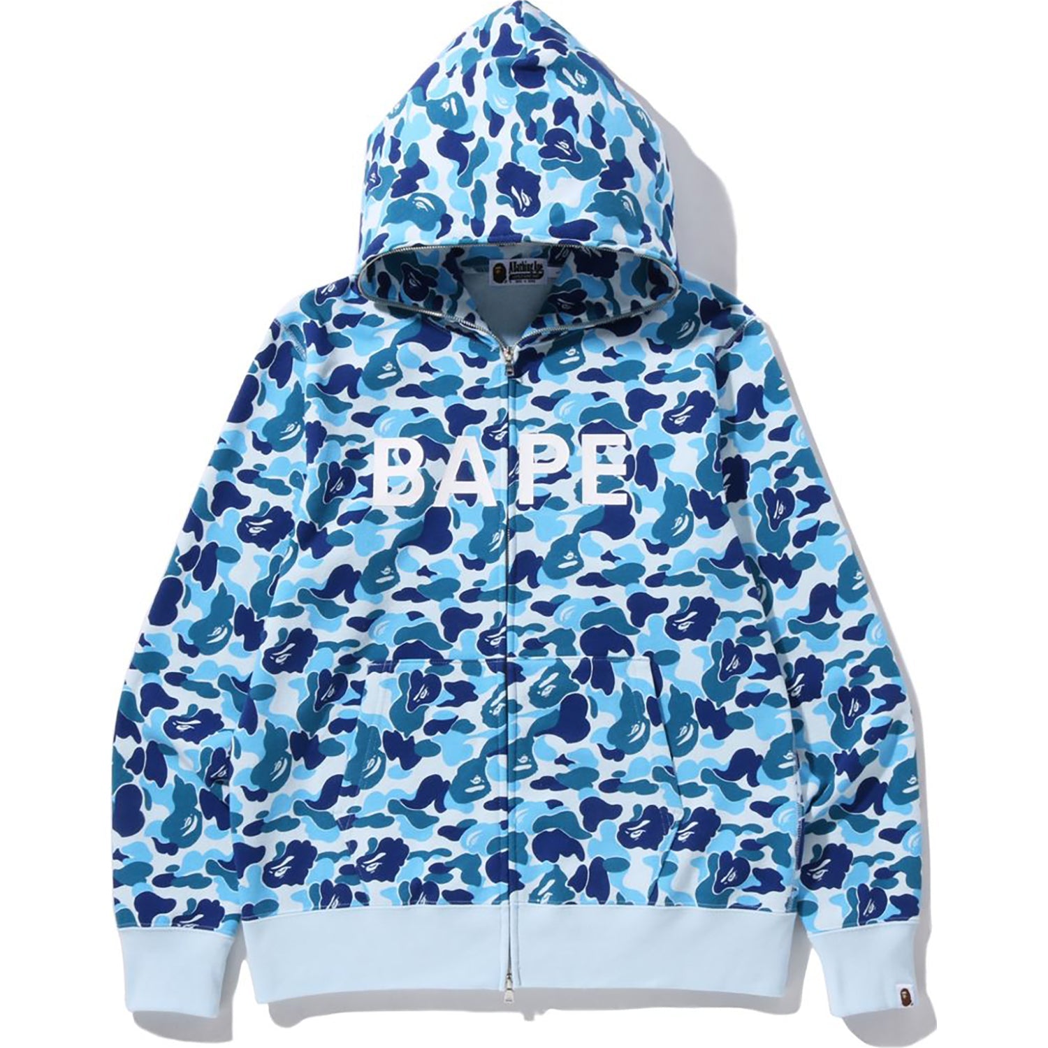 ABC CAMO BAPE FULL ZIP HOODIE MENS