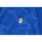 BAPE MENS SOLID CAMO RELAXED FIT SHARK FULL ZIP HOODIE JACKET