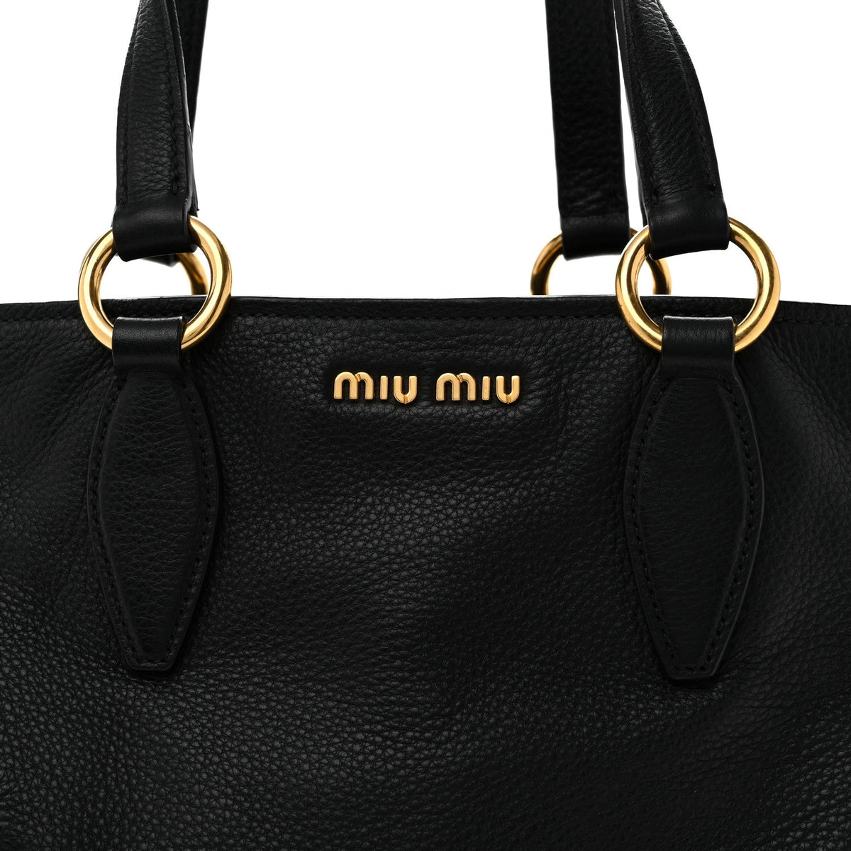 Vitello Daino Caribu Tote Black