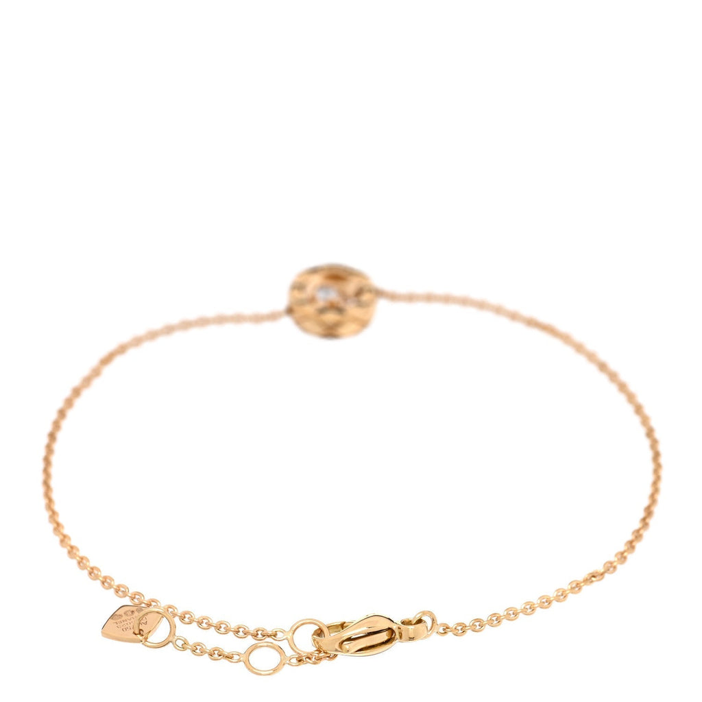 18K Yellow Gold Diamond Coco Crush Station Bracelet