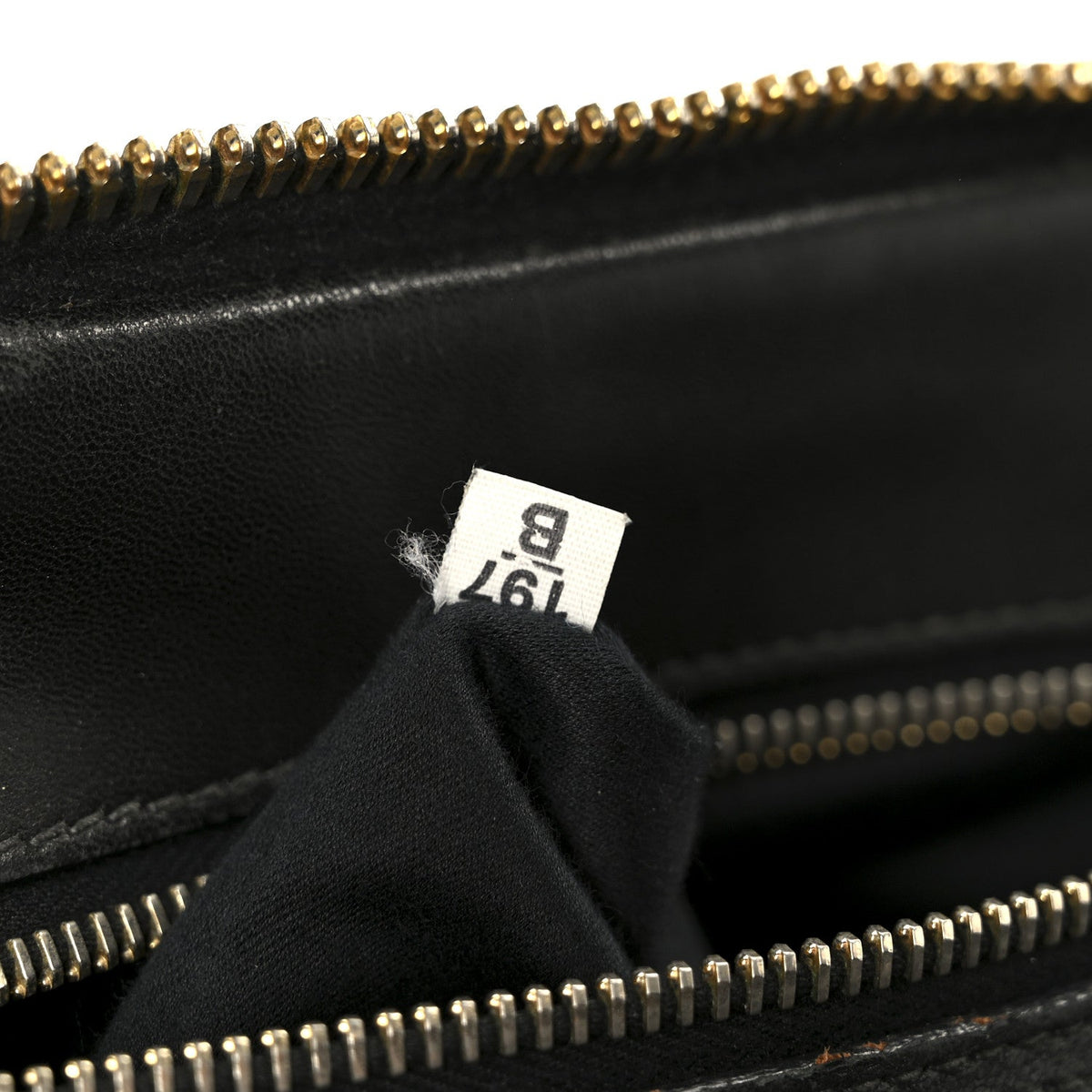 Nappa Matelasse Top Handle Black