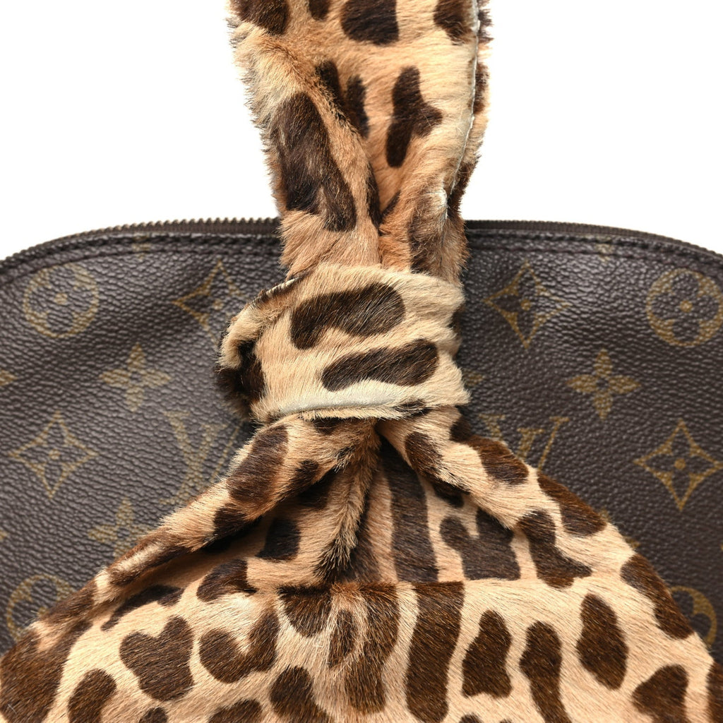 Monogram Azzedine Alaia Leopard Alma
