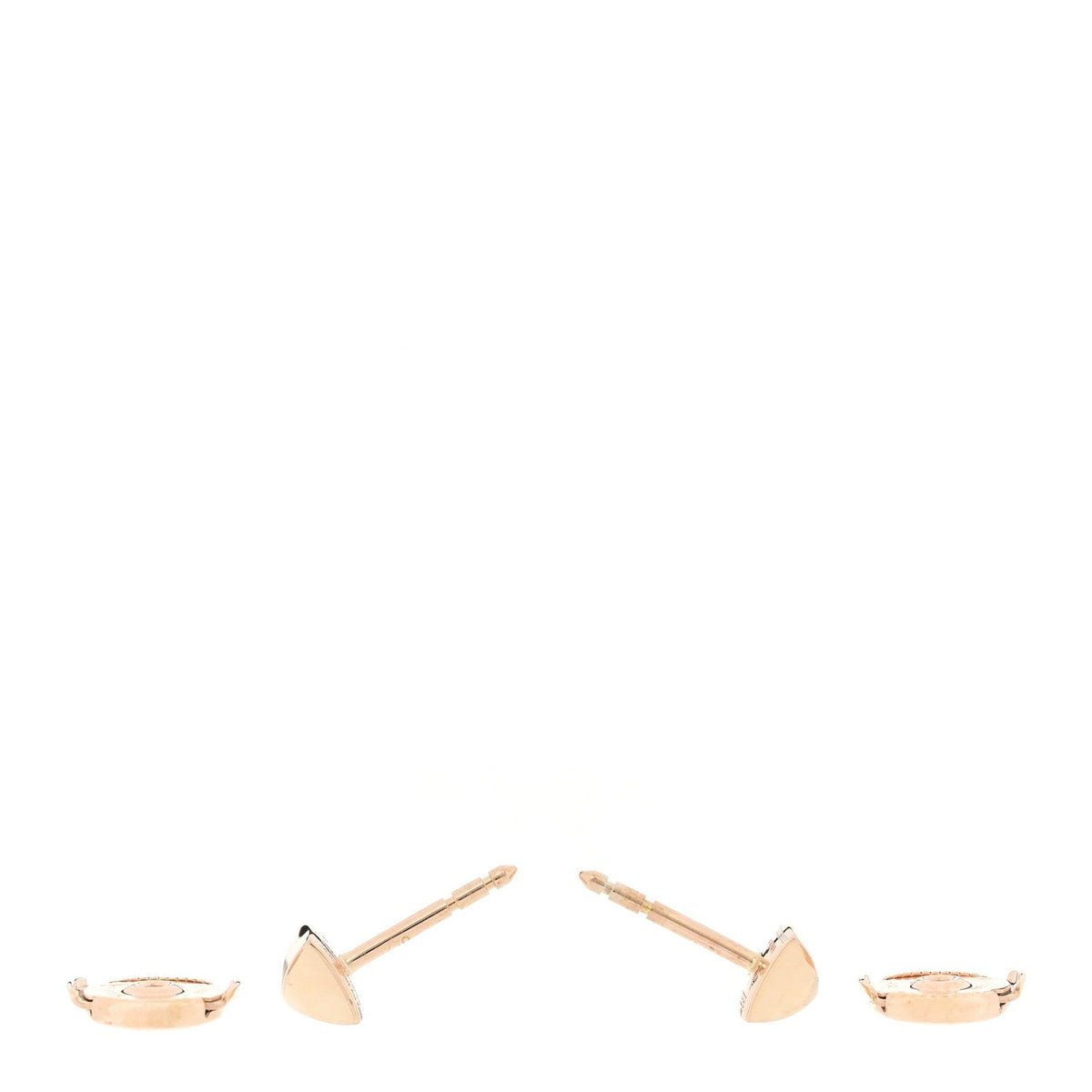 18K Rose Gold Clou d'H Stud Earrings
