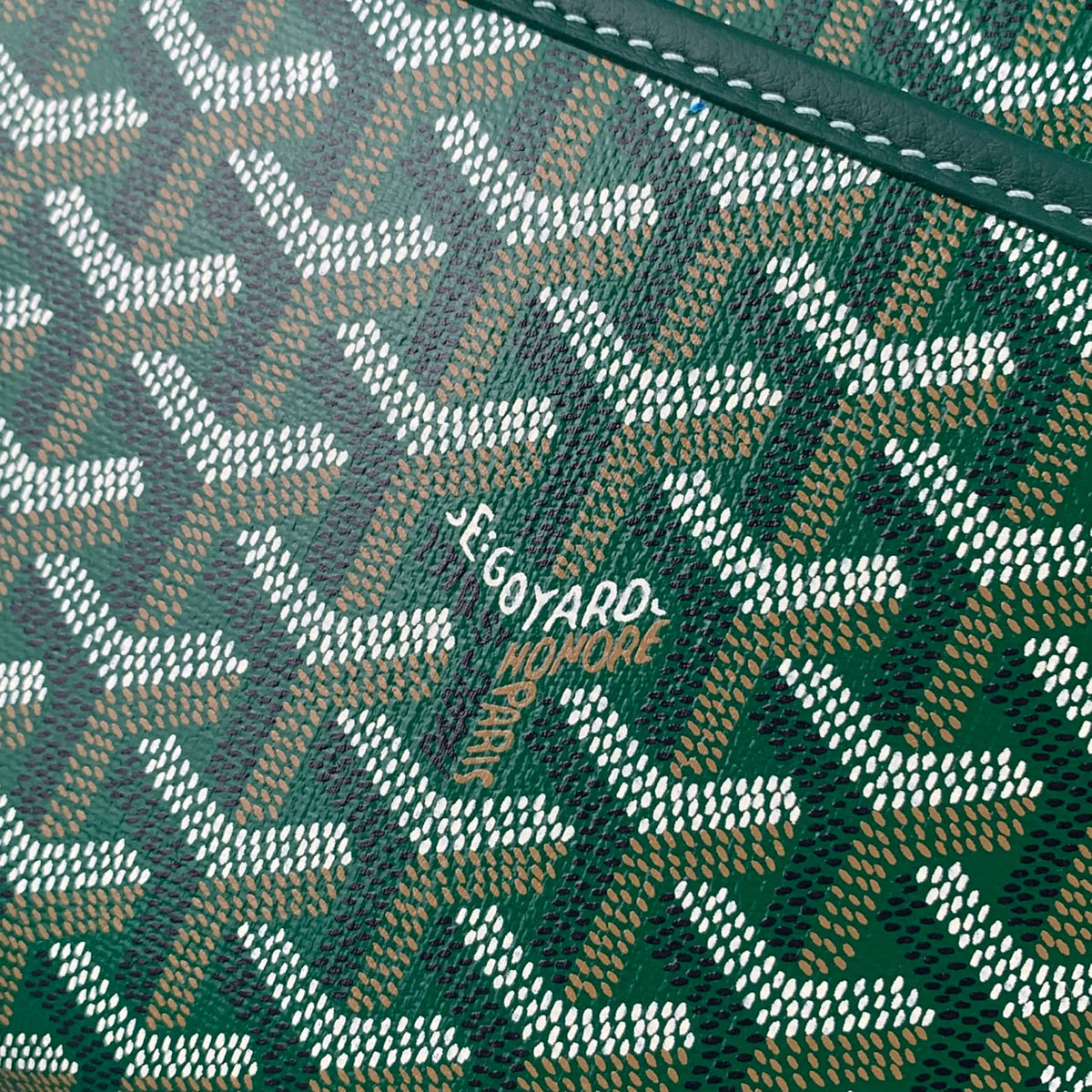 Goyard Toiletry Bag 'Green Goyardine'
