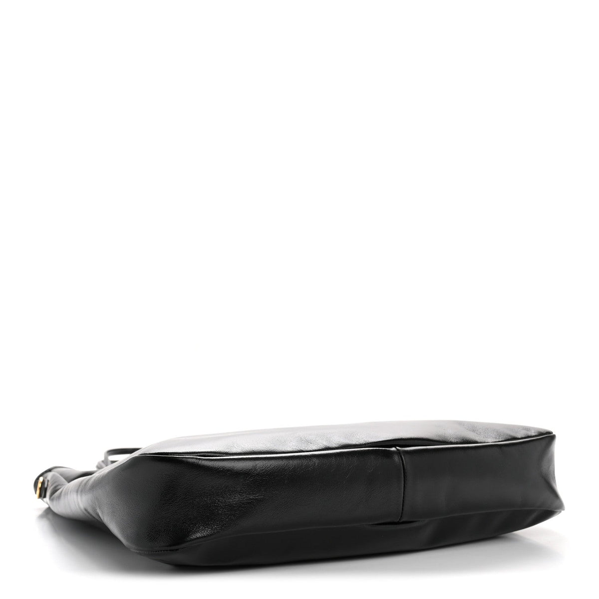 Shiny Softy Calfskin Ivy Bag Black