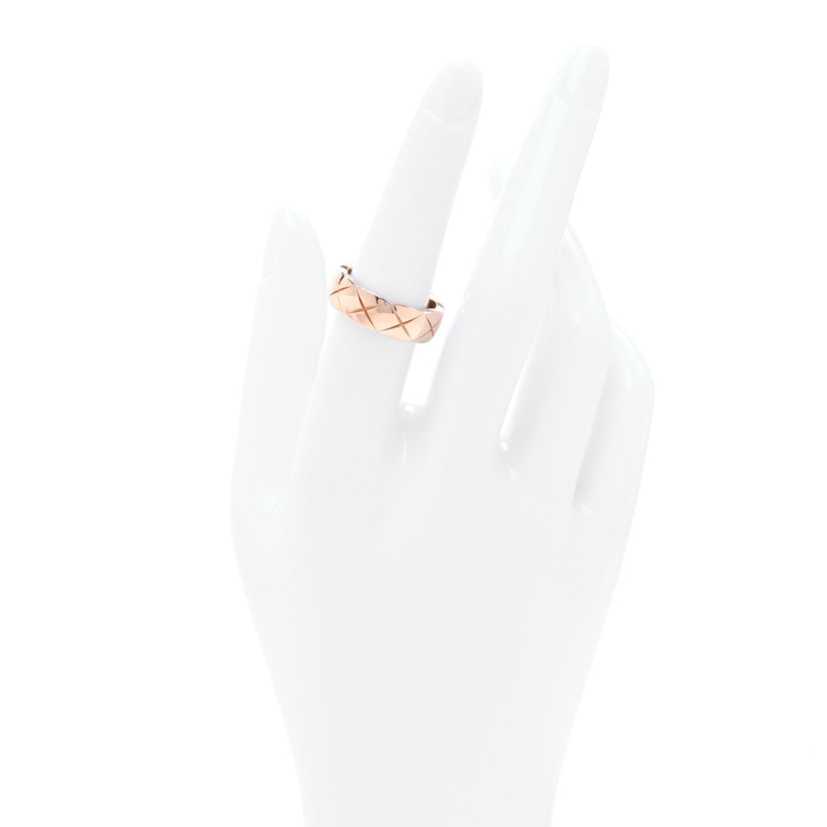 18K Beige Gold Small Coco Crush Ring 54 7