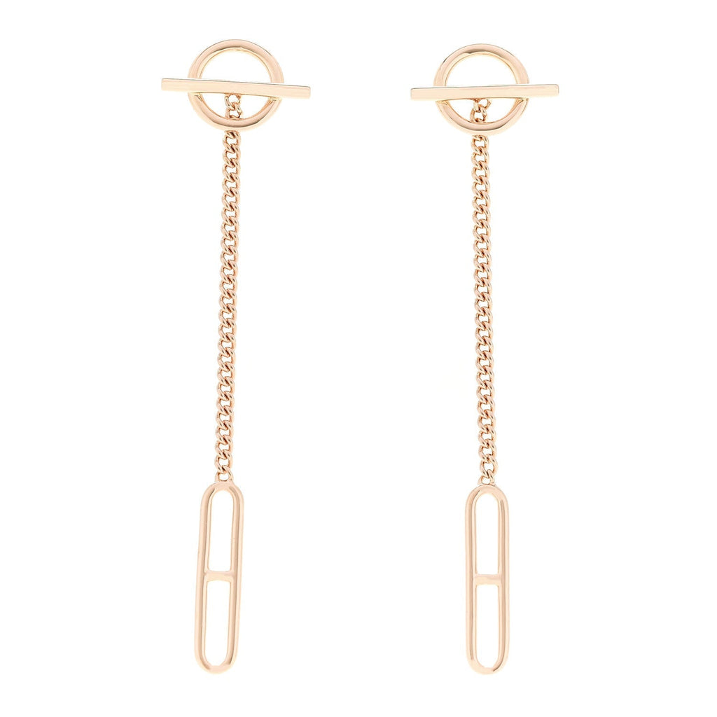 18K Rose Gold Echappee Earrings