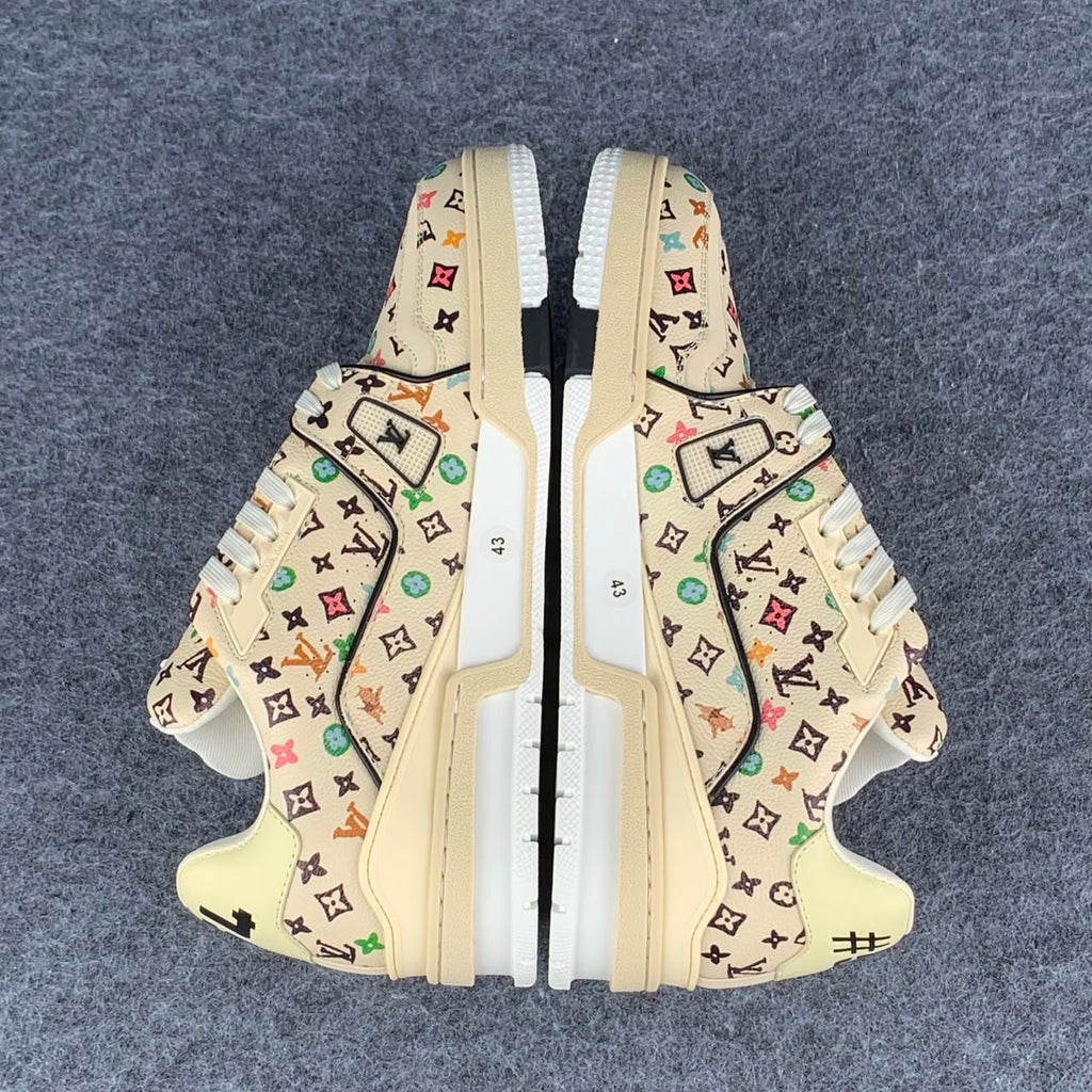 Tyler, the Creator x Louis Vuitton Trainer 'Beige Multi-Color Monogram'