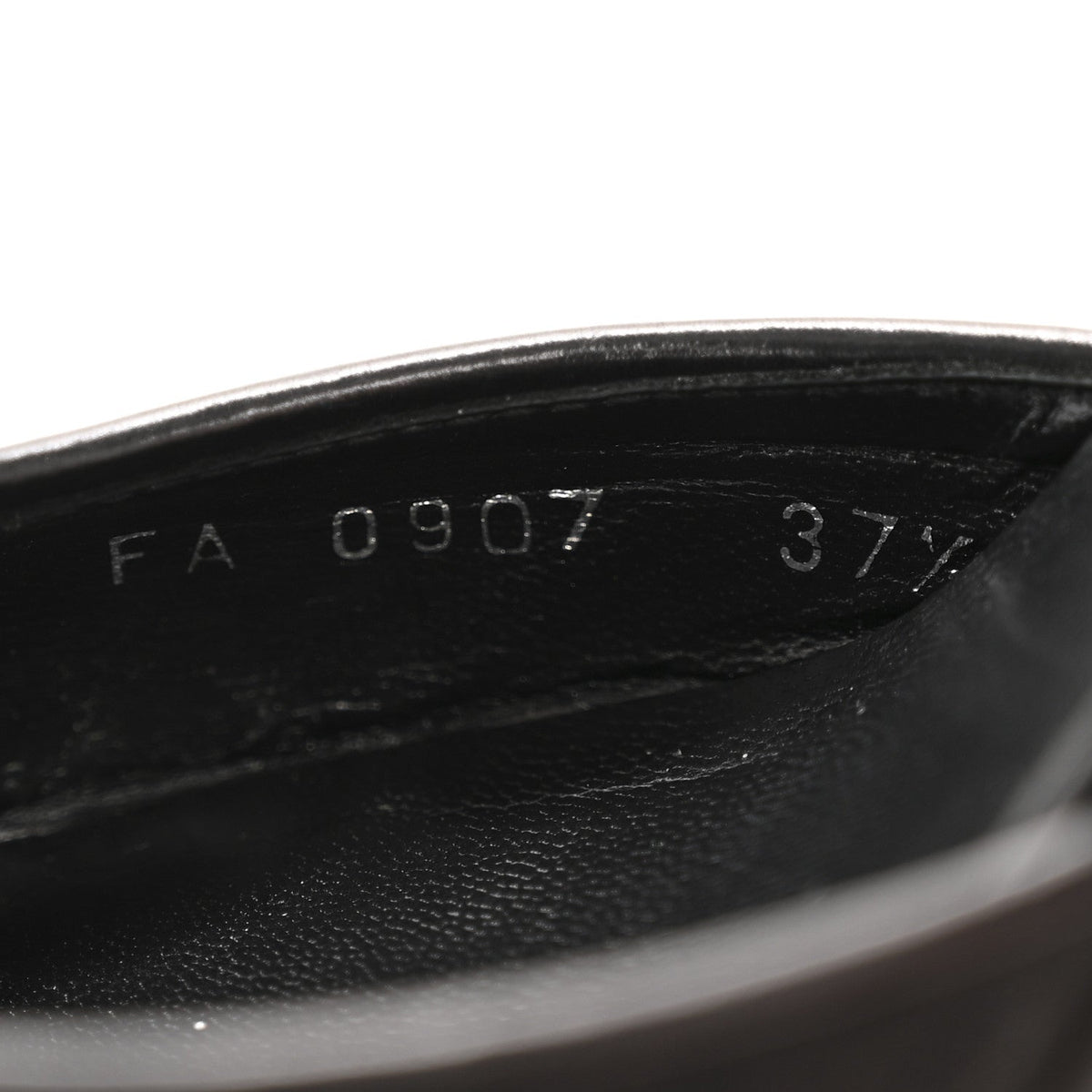 Canvas Monogram Sandals 37.5 Black