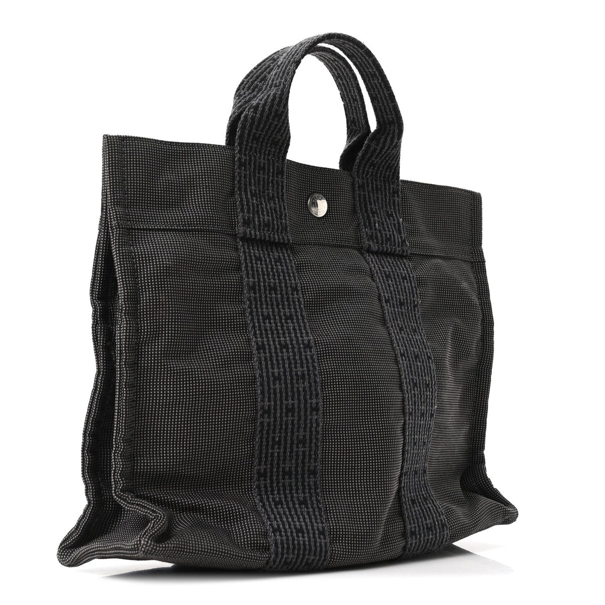 Canvas Herline PM Tote Grey