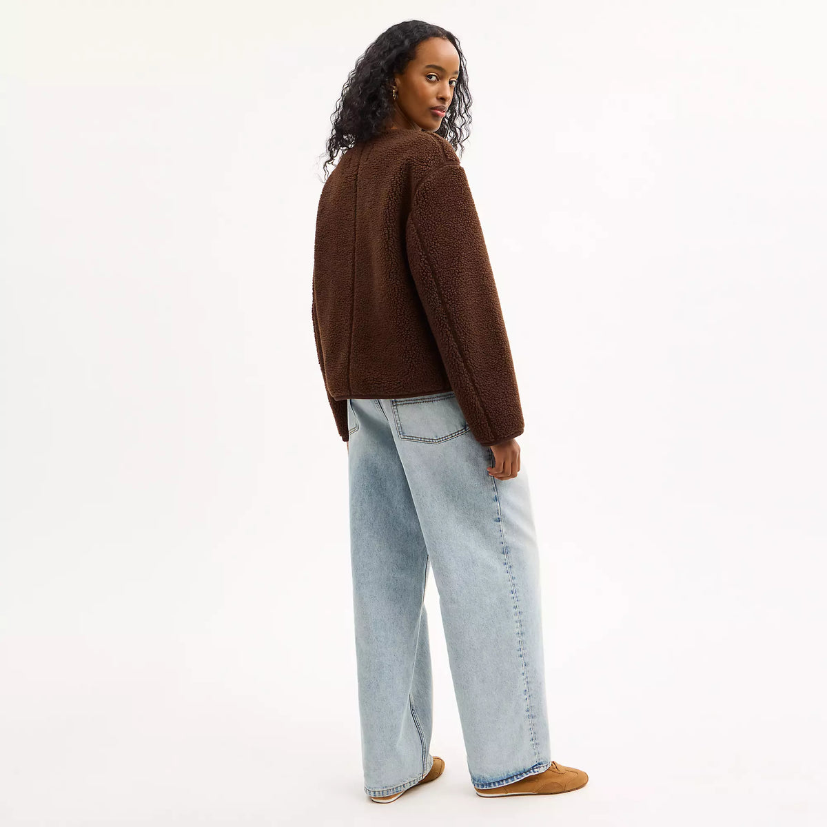 Coach Outlet Short Sherpa Cardi Jacket