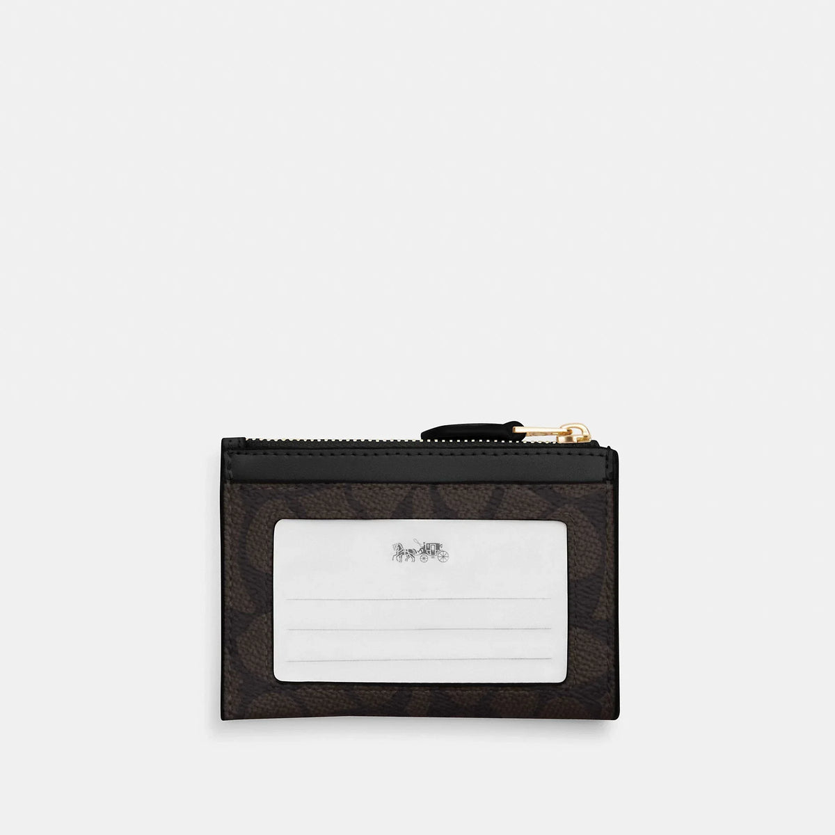 Coach Outlet Mini Skinny Id Case In Signature Canvas