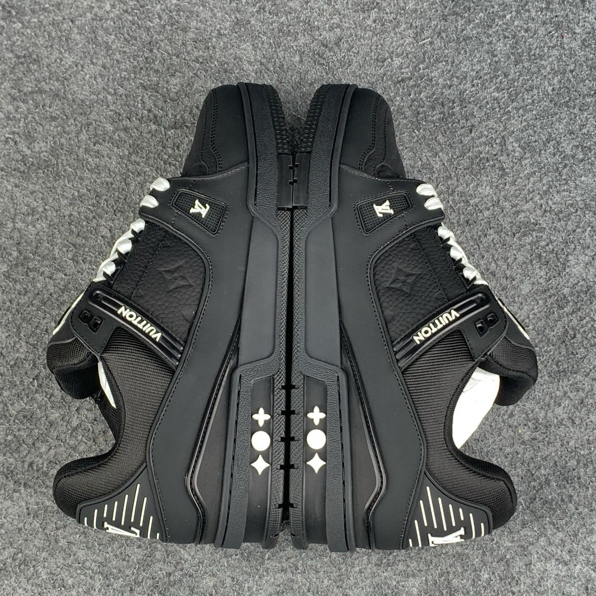LV Trainer 'Embossed Monogram Black'