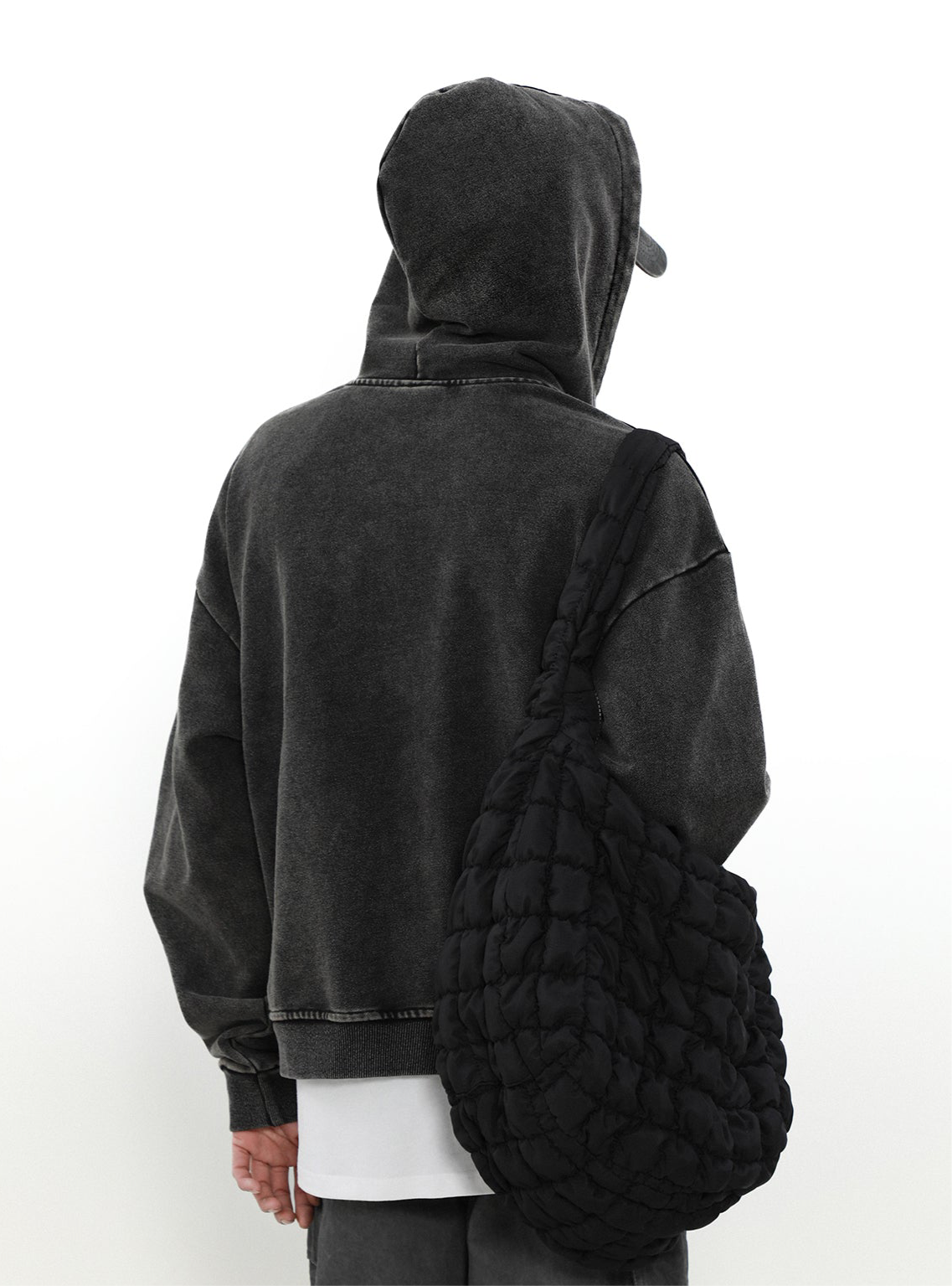 MRNEARLY Heavyweight Vintage Washed Zip Jacket