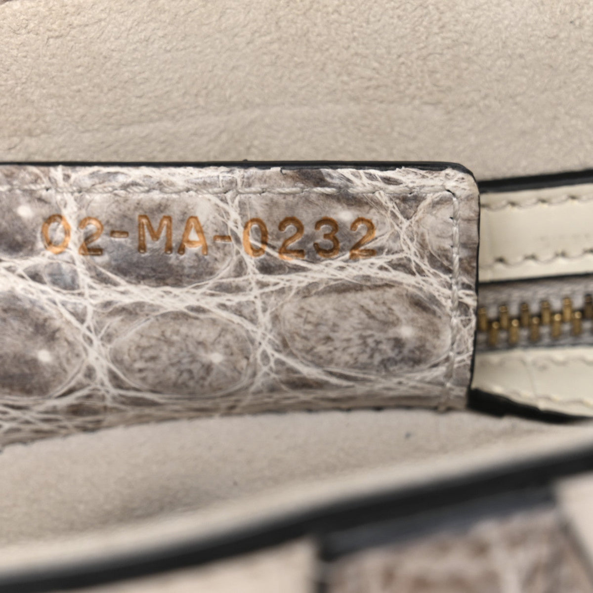 Niloticus Crocodile Himalaya Saddle Bag Latte