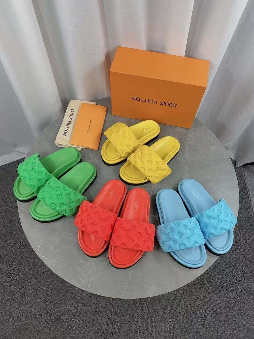 LV Pool Pillow Slides