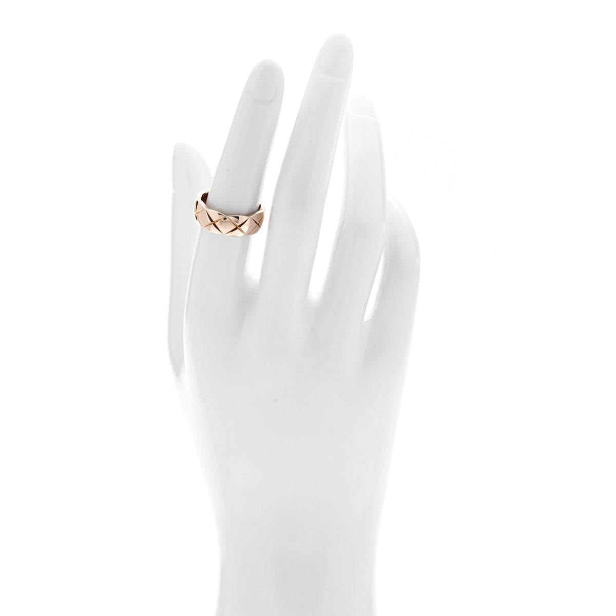 18K Beige Gold Small Coco Crush Ring 53 6.5