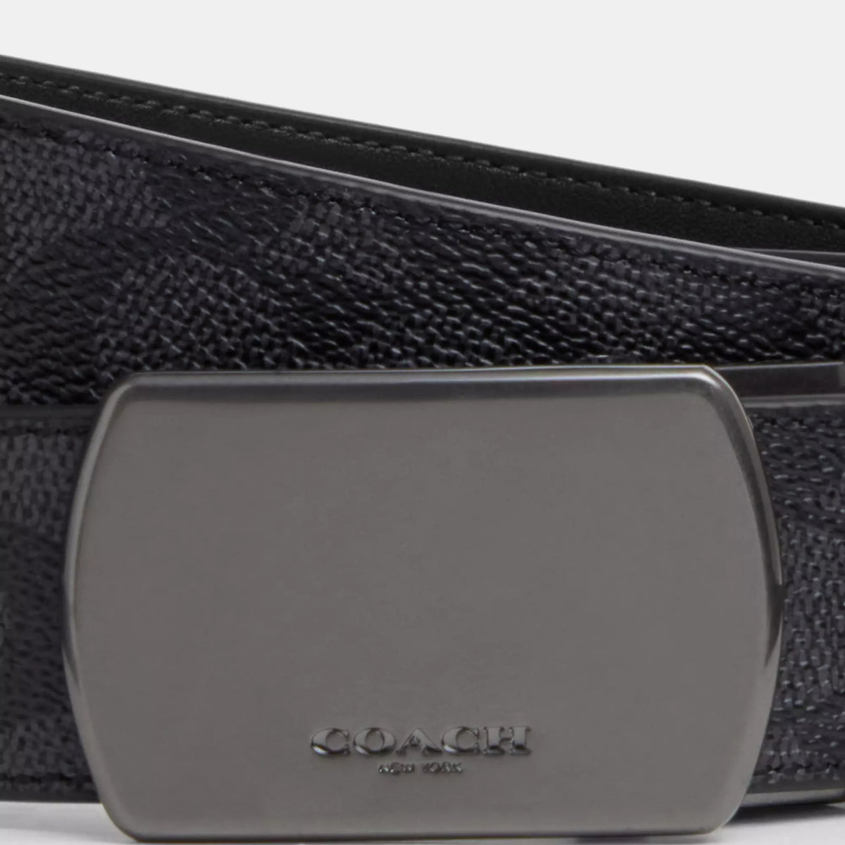 Coach Outlet Plaque Buckle Cut To Size Reversible Belt, 38 Mm