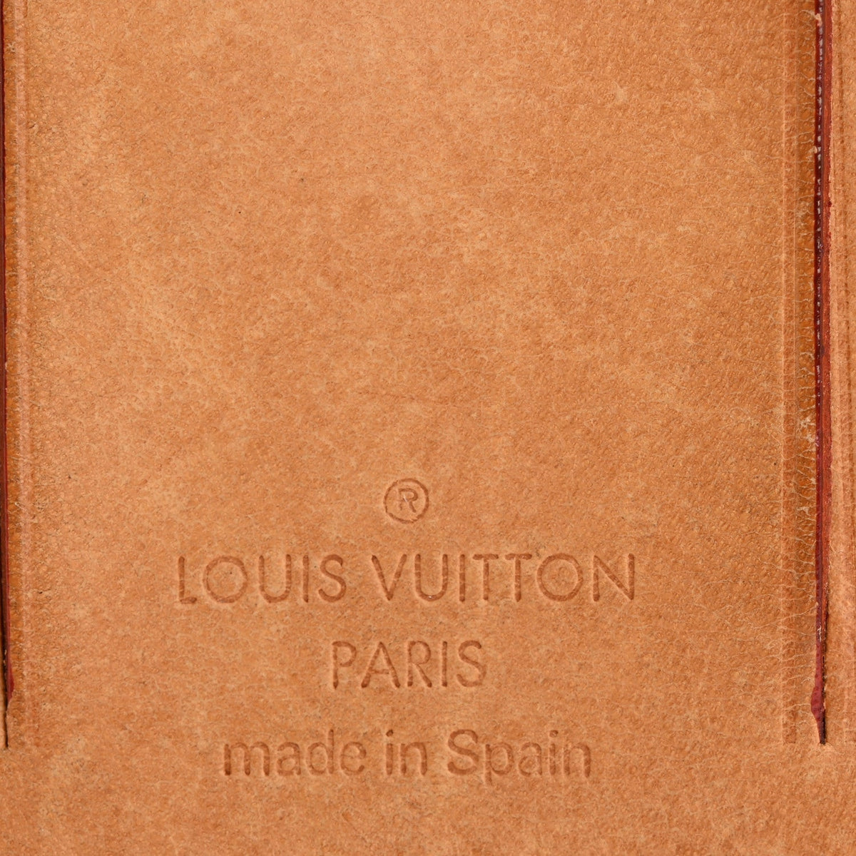Vachetta Luggage Tag