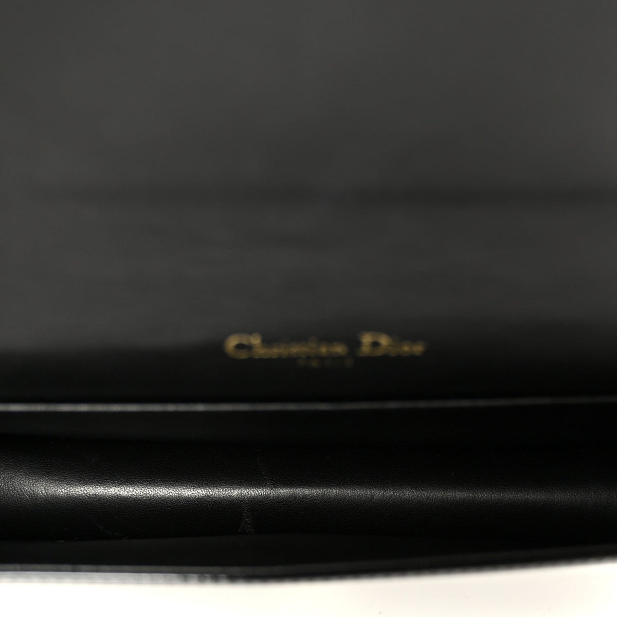 Patent Cannage Lady Dior Convertible Clutch Black
