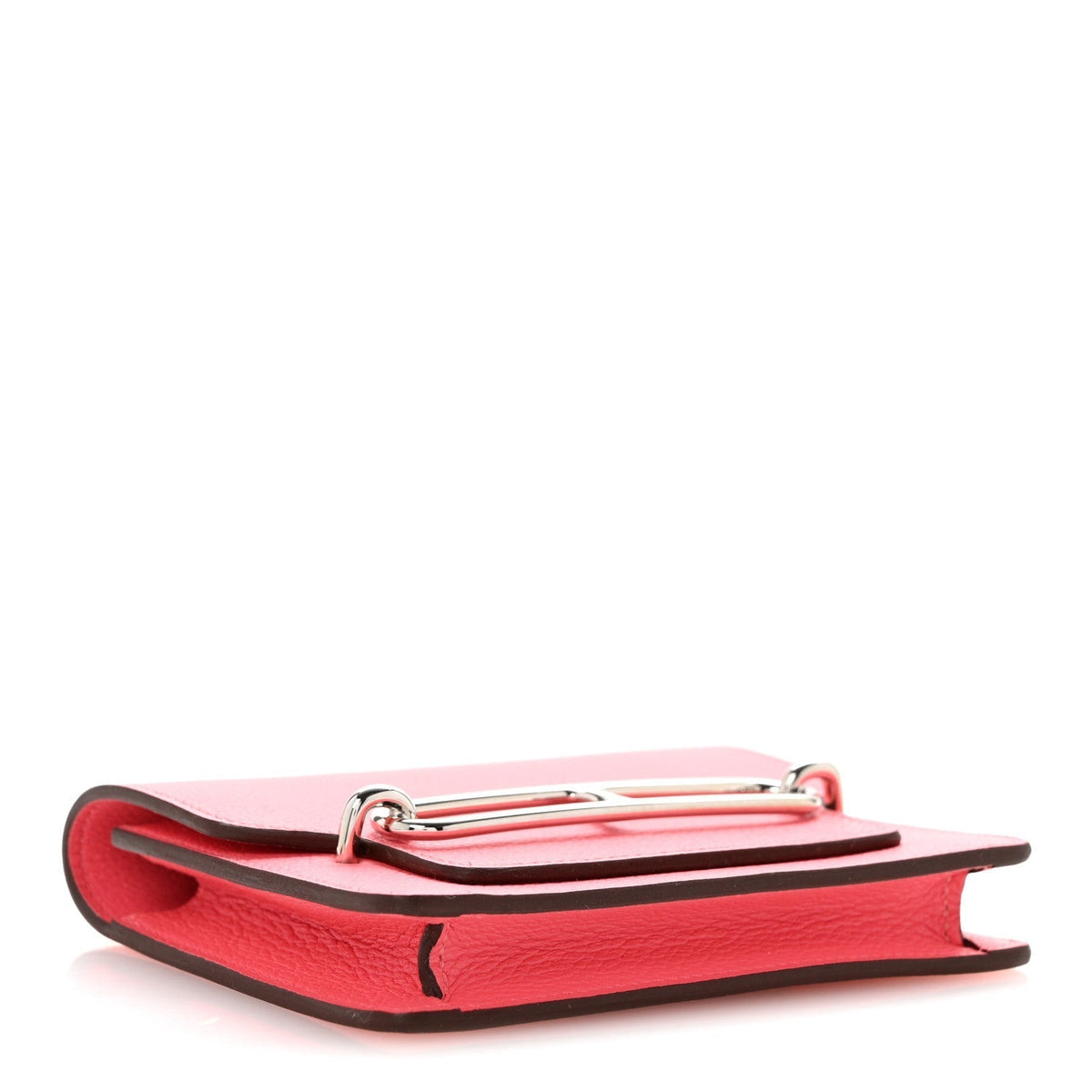 Chevre Mysore Roulis Slim Wallet Rose Azalee