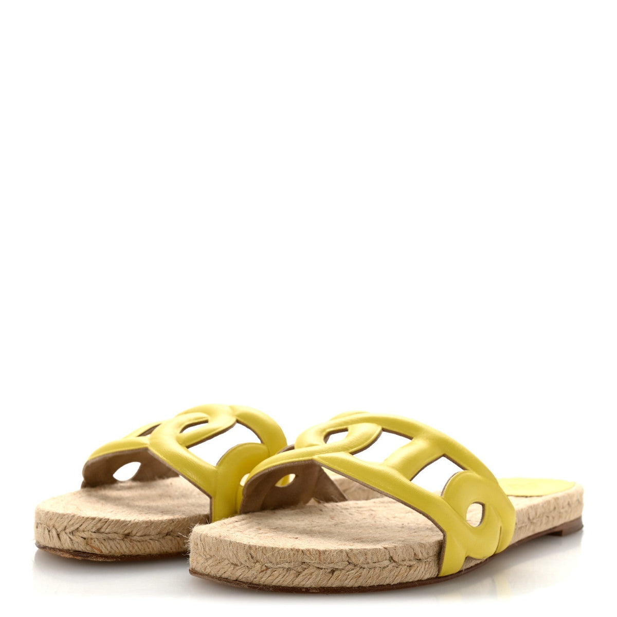 Nappa Famosa Espadrille Sandals 40 Jaune Curcuma