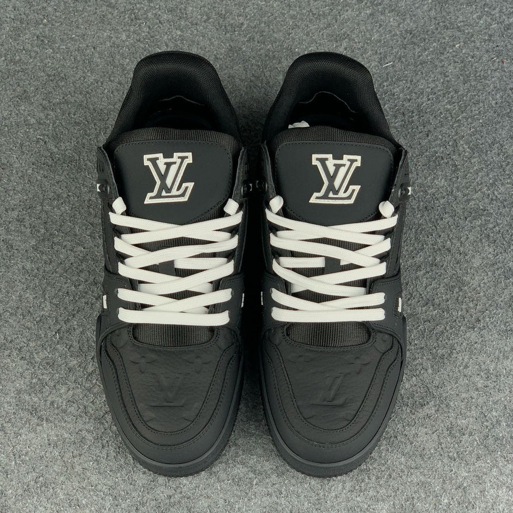 LV Trainer 'Embossed Monogram Black'