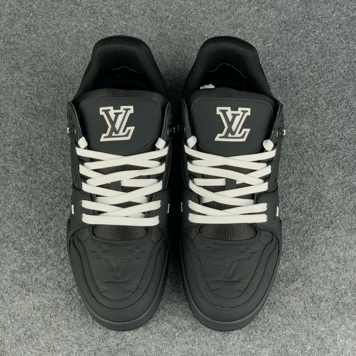 LV Trainer 'Embossed Monogram Black'