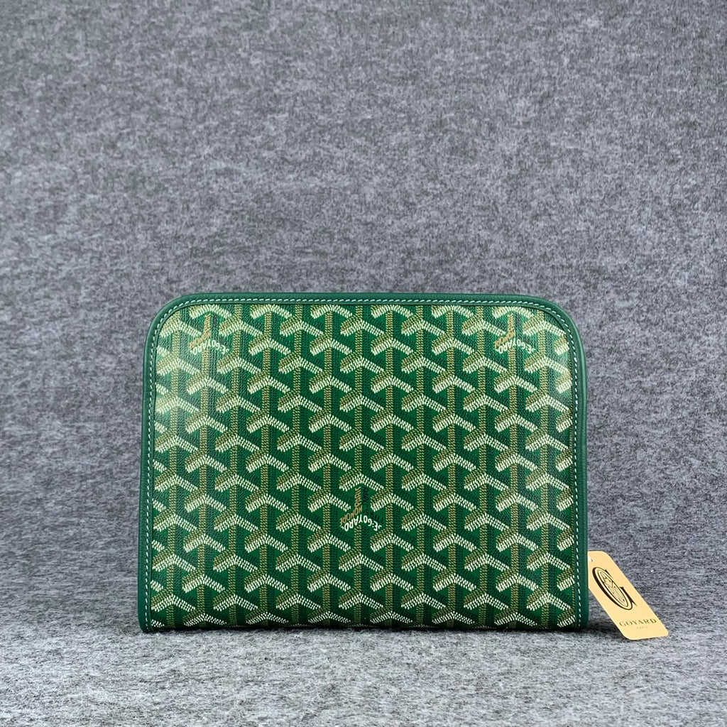 Goyard Toiletry Bag 'Green Goyardine'
