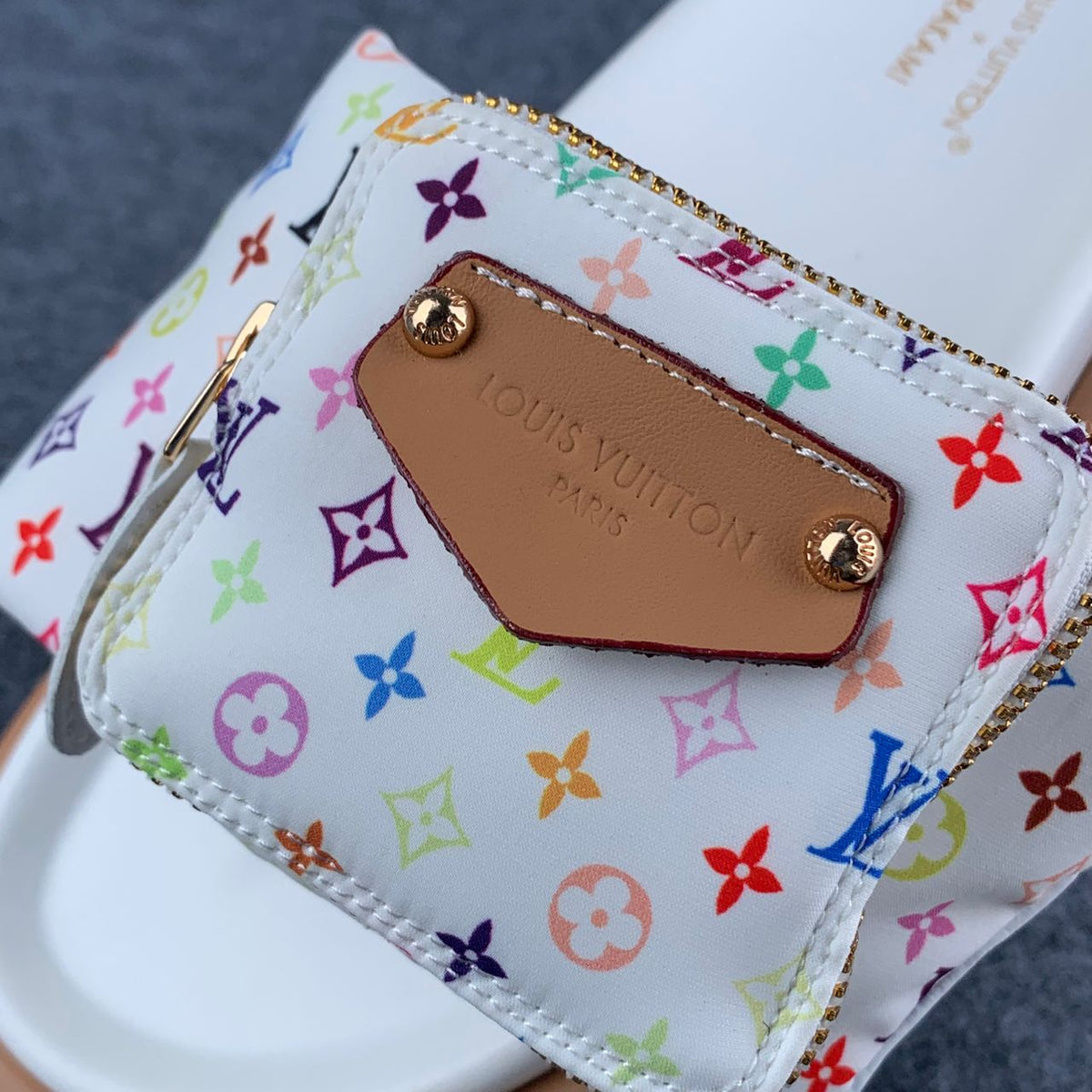 LV x TM Pool Pillow Flat Comfort Mule