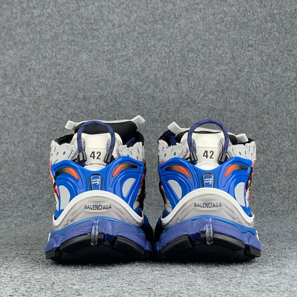 Balenciaga Runner Graffiti Sneaker 'Grey Red Blue'