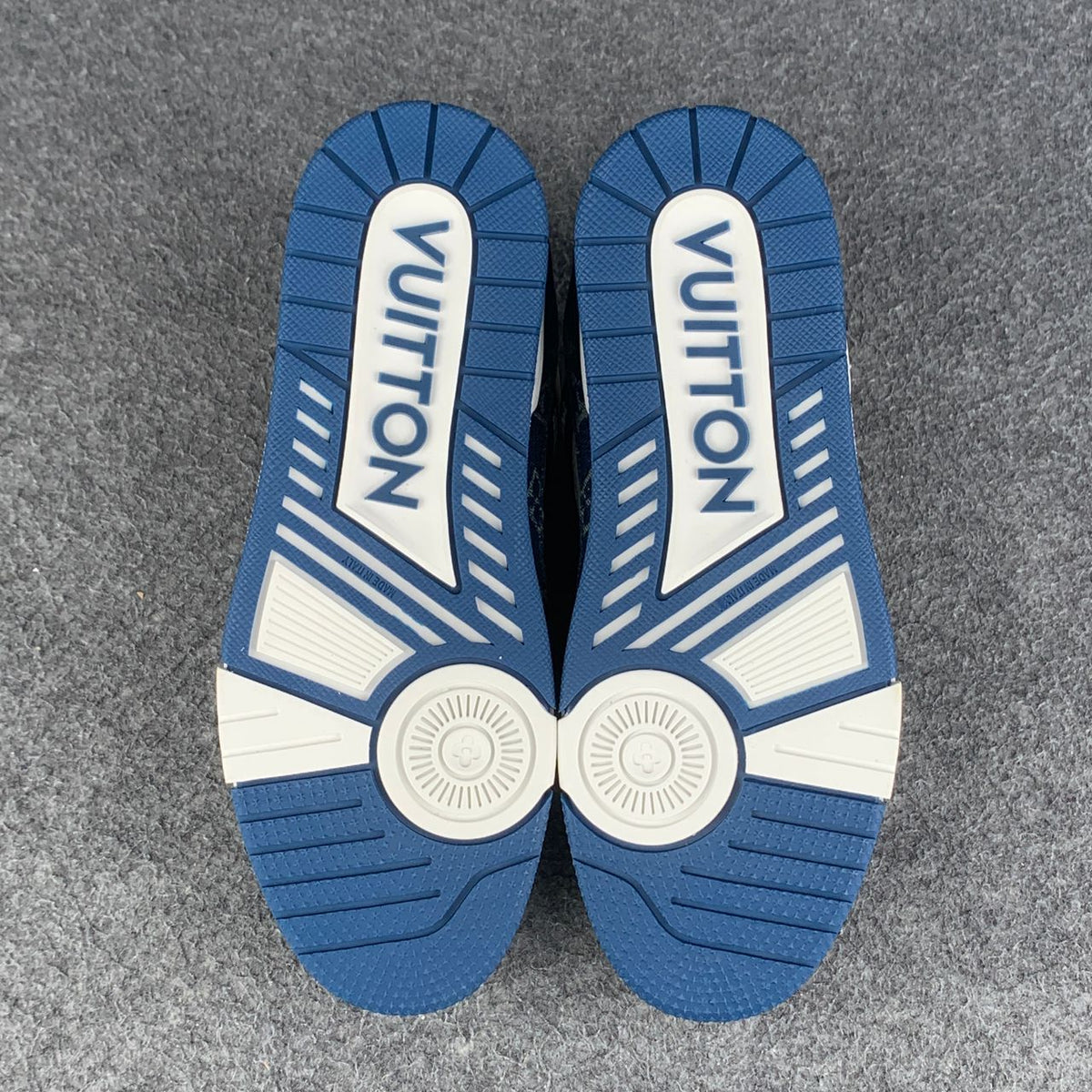 LV Trainer Monogram Denim 'White Blue'