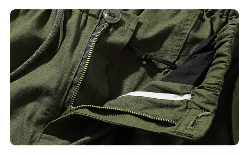 CTB Monochrome Baggy Cargo Pants