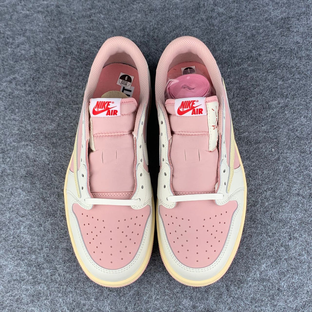 Travis Scott x Air Jordan 1 Low OG SP 'Sail Shy Pink'