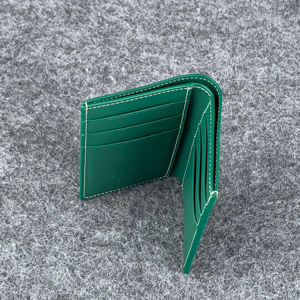 Goyard Canvas Saint Marc Card Wallet 'Green'