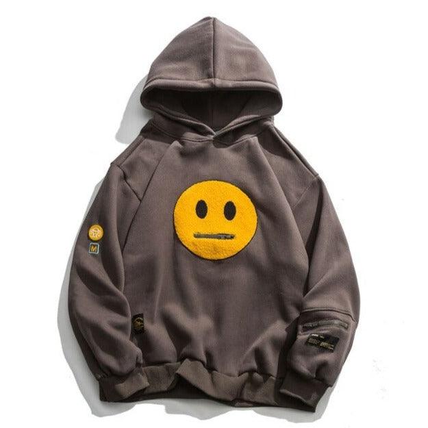 Smiley Patch Hoodie