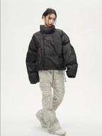 77F7GHT Overlapped Puffer Jacket