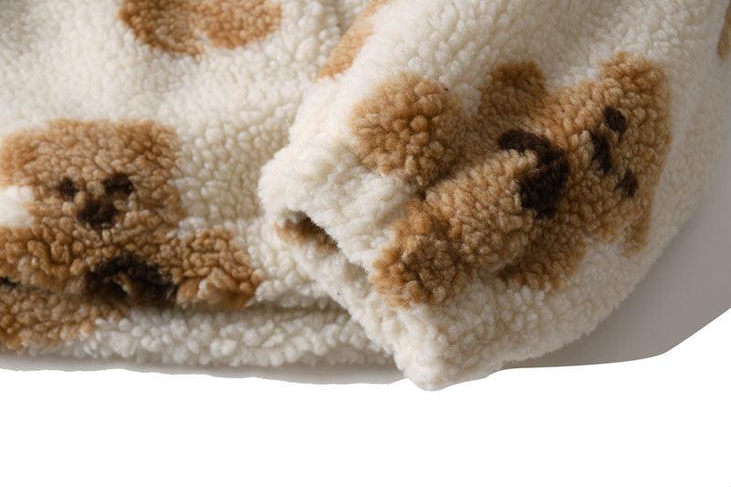 Teddy Bear Hooded Fleece Jacket