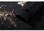 Embroidered Fox Hoodie