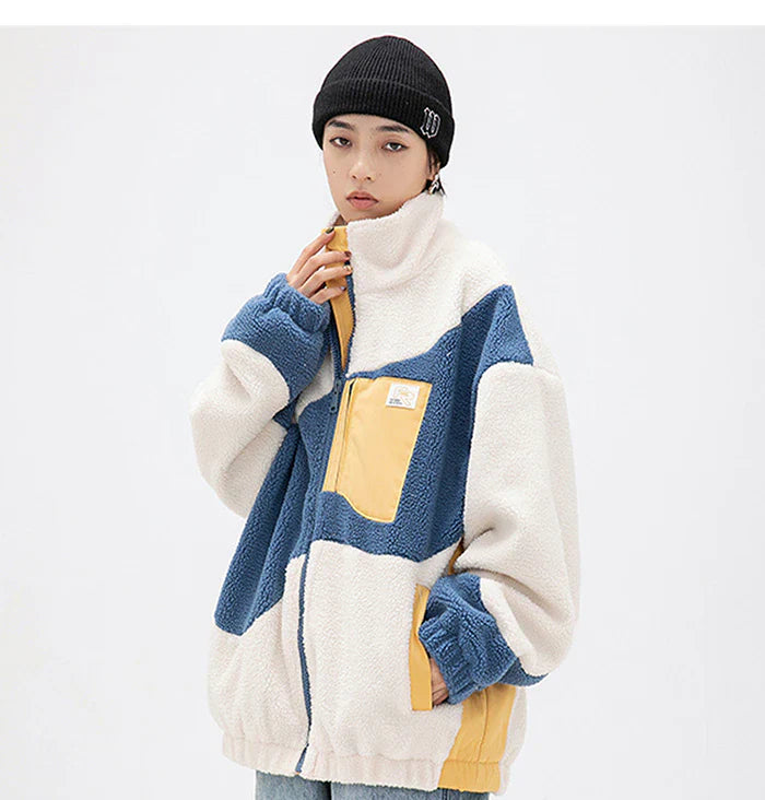 Swirl Fleece Zip Jacket