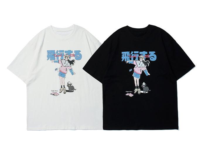 Anime Cat Girl Tee
